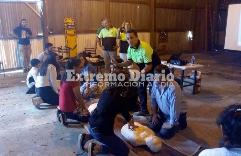 Imagen de En Albarellos se realizó una capacitación abierta a la comunidad