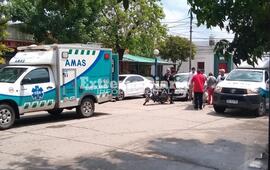 Imagen de Accidente calle Belgrano e Hip&oacute;lito Yrigoyen