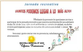 Imagen de Jornada recreativa, organiza la Escuela Especial