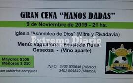 Imagen de Sigue creciendo: Cena a beneficio de la Escuela de 'Manos Dadas'