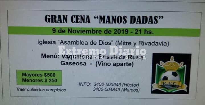 Imagen de Sigue creciendo: Cena a beneficio de la Escuela de 'Manos Dadas'