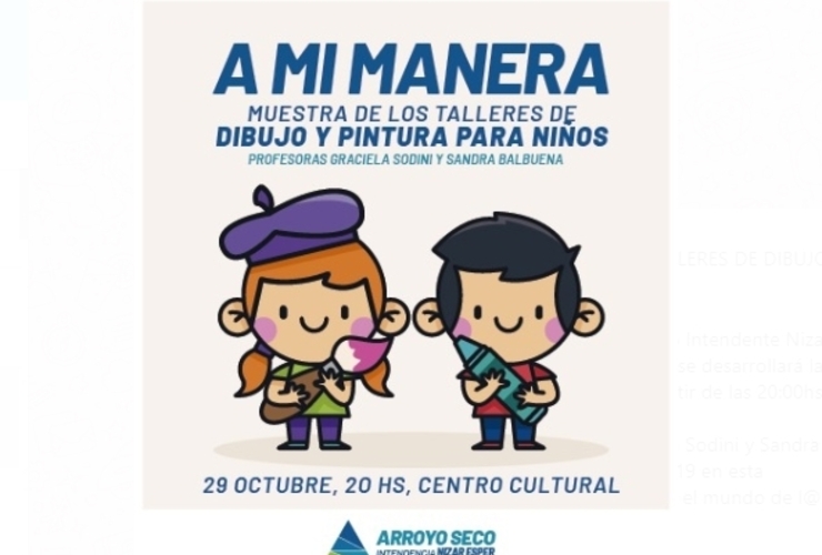 Imagen de A Mi Manera: Hoy se inaugura la muestra del taller de dibujo y pintura para niños