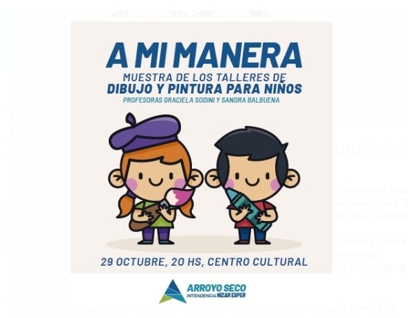 Imagen de A Mi Manera: Hoy se inaugura la muestra del taller de dibujo y pintura para ni&ntilde;os