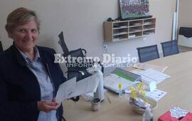 Mabel Videla, encargada de la actividad desde la Comuna.