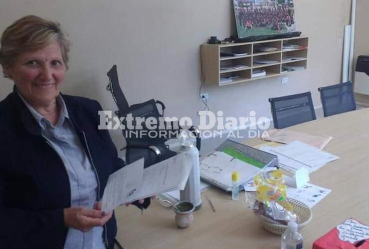 Mabel Videla, encargada de la actividad desde la Comuna.