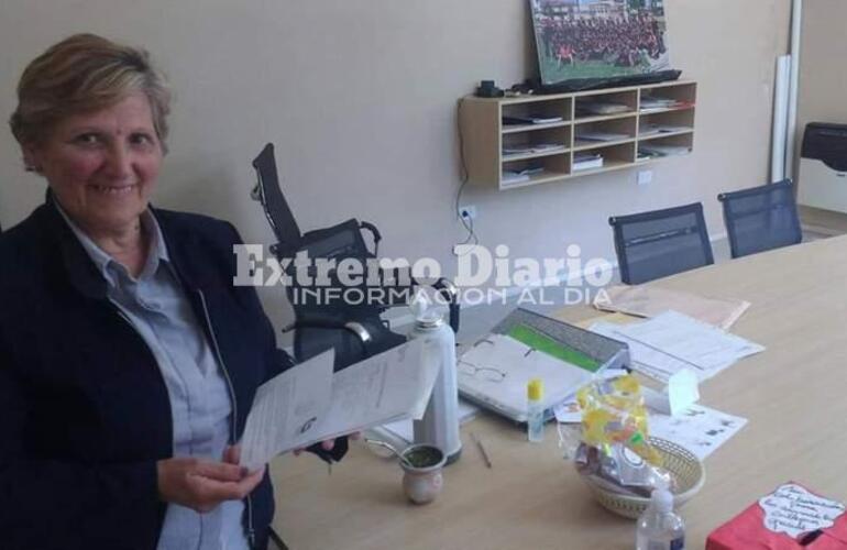 Mabel Videla, encargada de la actividad desde la Comuna.