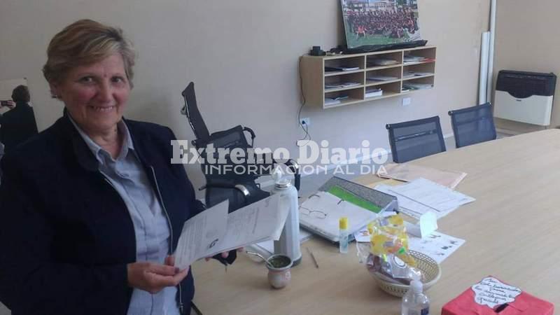 Mabel Videla, encargada de la actividad desde la Comuna.