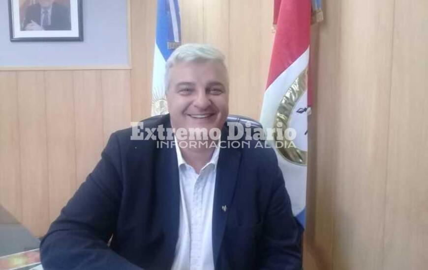 El intendente Nizar Esper nos recibi&oacute; este mediod&iacute;a en su despacho.