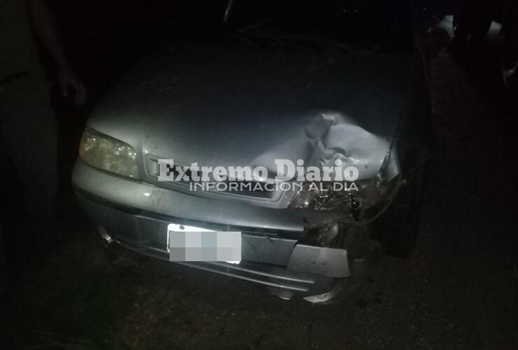 Imagen de Despistó, cruzó la zanja y terminó entre los cañaverales