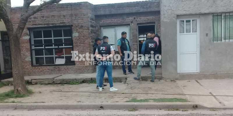 Imagen de Allanamiento a cargo de PDI en Santa Fe al 800