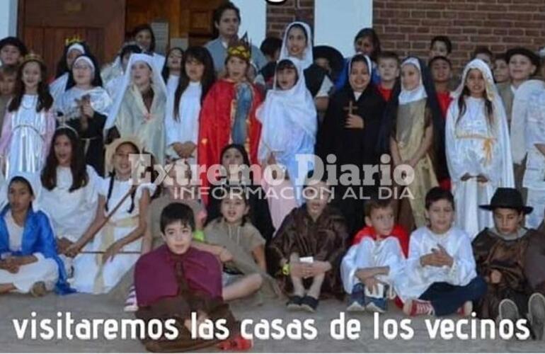 Los niños se vestirán de los santos y recorrerán las calles del pueblo.