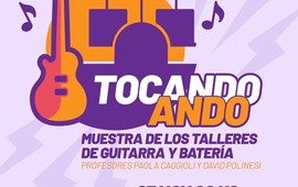 Imagen de Tocando Ando: Muestra de los Talleres de Guitarra y Bater&iacute;a