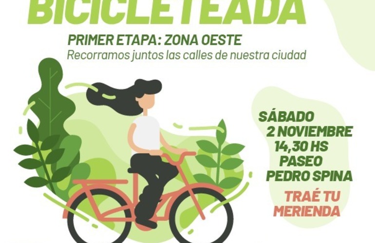 Imagen de Este s&aacute;bado bicicleteada para todos