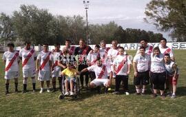 El equipo de River con Ortega, Astrada y los dem&aacute;s.