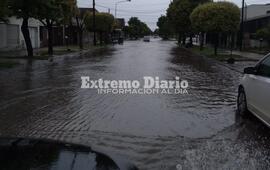Imagen de Par&oacute; la lluvia y las calles comenzaron a desaguar