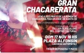 Imagen de Gran chacarerata: &iexcl;Form&aacute; parte de la ronda de chacarera m&aacute;s grande de Santa Fe!