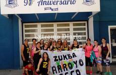 Imagen de El grupo de Zumba de A.S.A.C. bailó en San Nicolás