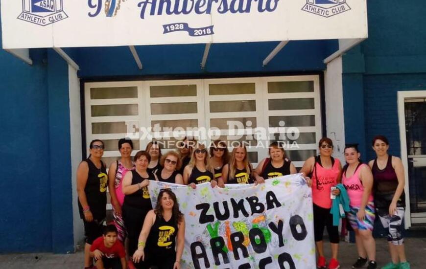Imagen de El grupo de Zumba de A.S.A.C. bail&oacute; en San Nicol&aacute;s