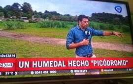 El noticiero de Canal 3 se hizo eco de la noticia.