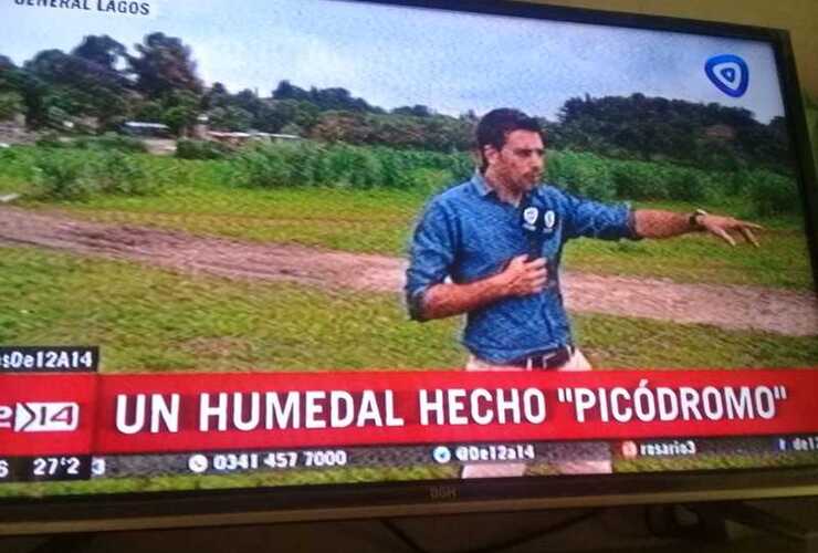 El noticiero de Canal 3 se hizo eco de la noticia.