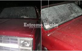 La familia encontr&oacute; el da&ntilde;o a su veh&iacute;culo frente a su vivienda.