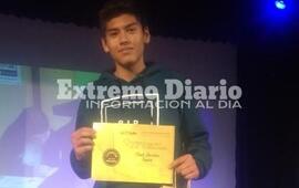 El alumno de la Escuela Secundaria 3007 se destac&oacute; en la competencia.