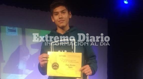 El alumno de la Escuela Secundaria 3007 se destac&oacute; en la competencia.