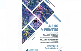 Imagen de A los 4 vientos: Exposici&oacute;n art&iacute;stica de los talleres de dibujo y reciclado