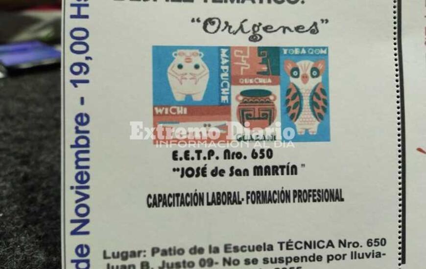 Imagen de La escuela t&eacute;cnica 650 prepara su sexto desfile tem&aacute;tico