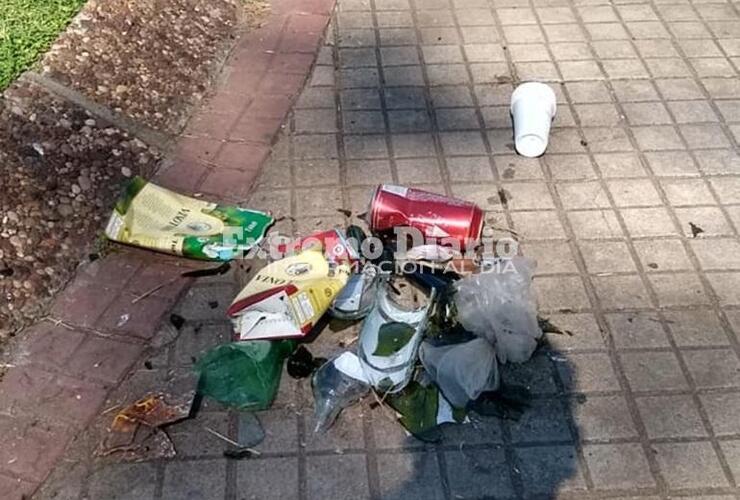 Imagen de ¿Descontrol?: Así amaneció la Plaza 9 de Julio