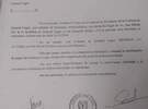 La respuesta de la Comuna denegando la solicitud.