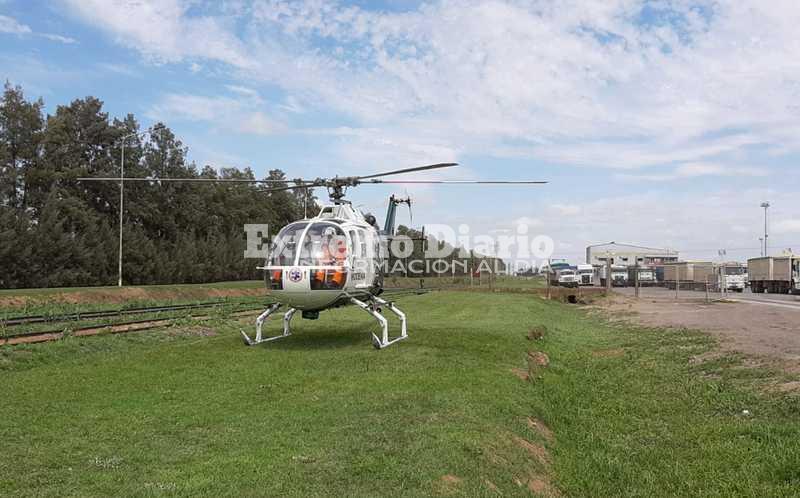 Imagen de Capacitaci&oacute;n en rescate con traslado a&eacute;reo