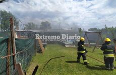 Imagen de Incendio con pérdidas importantes en una vivienda de Pavón