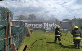 Imagen de Incendio con p&eacute;rdidas importantes en una vivienda de Pav&oacute;n