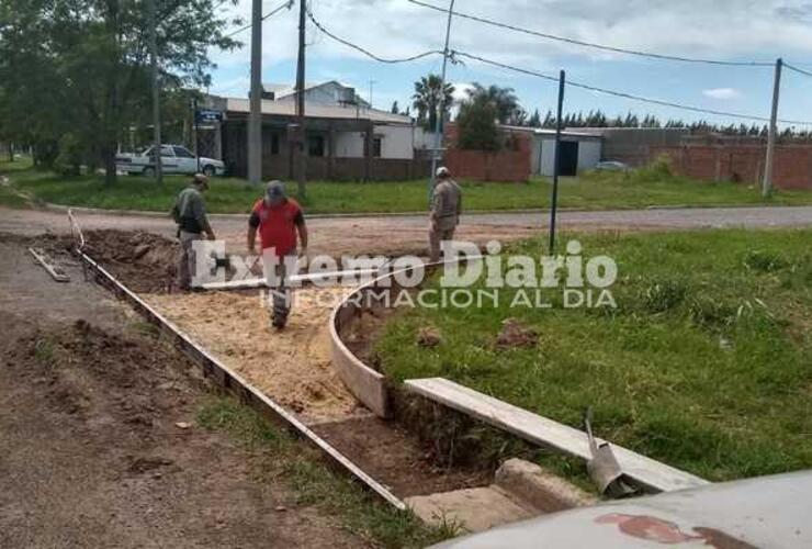 La obra alcanza a diferentes espacios de la localidad.