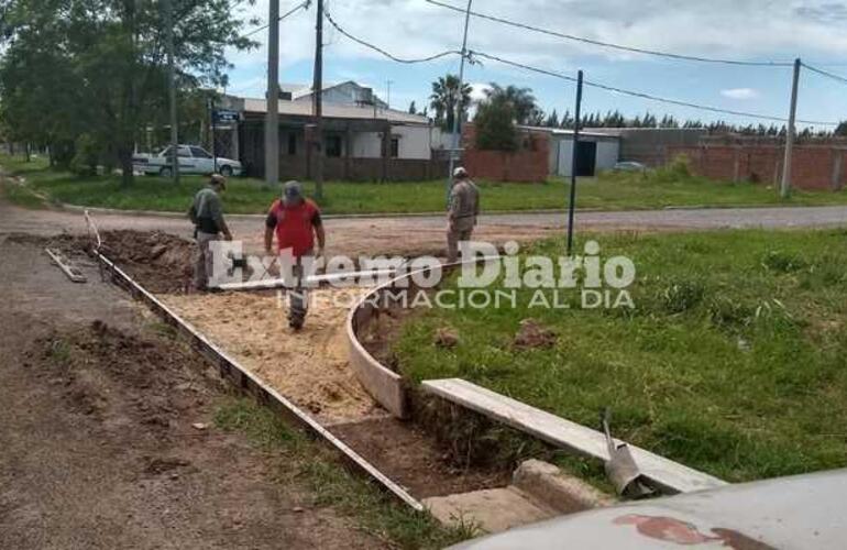 La obra alcanza a diferentes espacios de la localidad.