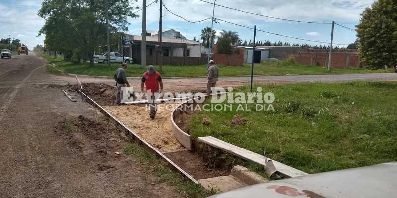 La obra alcanza a diferentes espacios de la localidad.