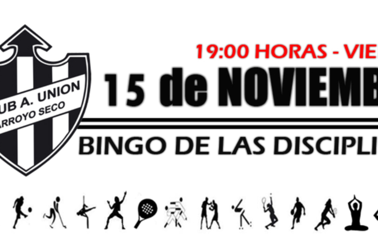 Imagen de Unión prepara su Bingo de Disciplinas