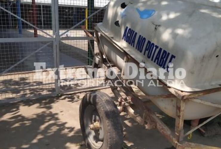 Imagen de La escuela Almafuerte se quedó sin agua