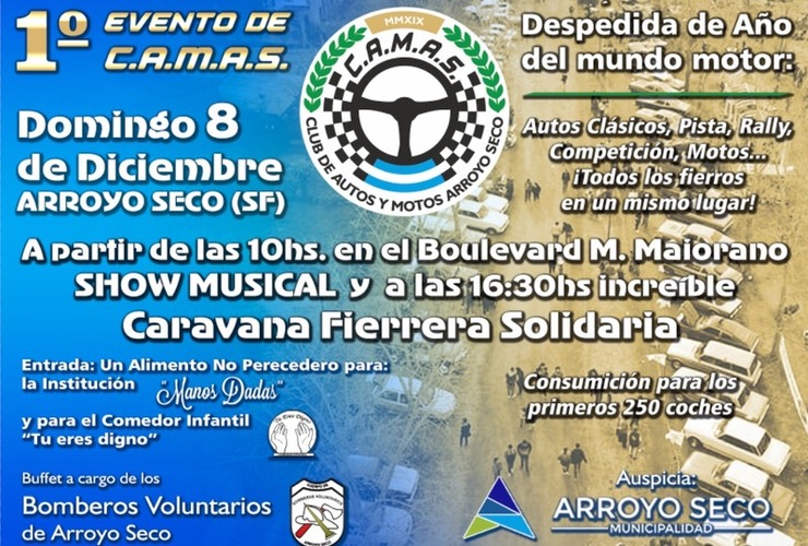 Imagen de 1° Evento del Club de Autos y Motos Arroyo Seco (CAMAS)