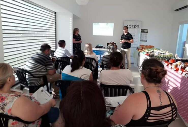 Charla de cierre: Junto a ADER, la Comuna enarboló esta disertación para empresas y emprendedores.