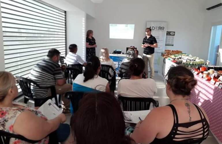 Charla de cierre: Junto a ADER, la Comuna enarboló esta disertación para empresas y emprendedores.