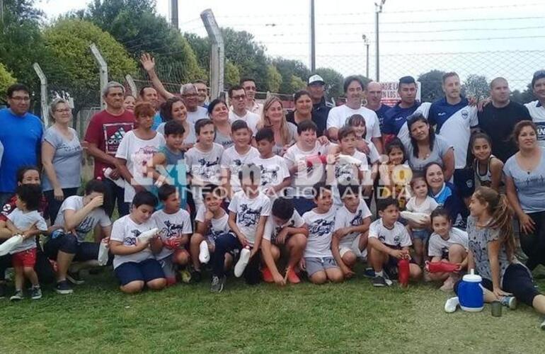 Los lobitos participaron de un encuentro de fútbol.
