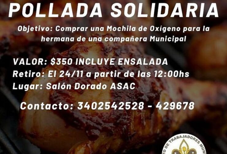 Imagen de Pollada Solidaria: ¡Todos a colaborar!