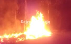 Imagen de Un vecino convoc&oacute; a los bomberos por un incendio cerca del cementerio