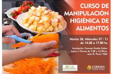 Ser&aacute; dictado por el Area de Bromatolog&iacute;a de la Comuna