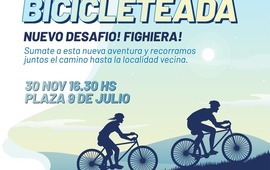 Imagen de Bicicleteada: &iexcl;Nuevo desaf&iacute;o Fighiera!