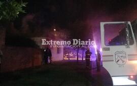Imagen de Incendio en una casa de San Mart&iacute;n y Cardozo