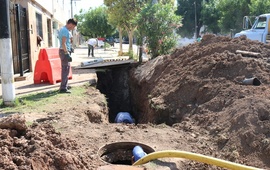 Imagen de Escoriado y avances en la puesta a punto de la red de desag&uuml;es cloacales