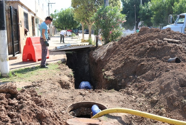 Imagen de Escoriado y avances en la puesta a punto de la red de desagües cloacales